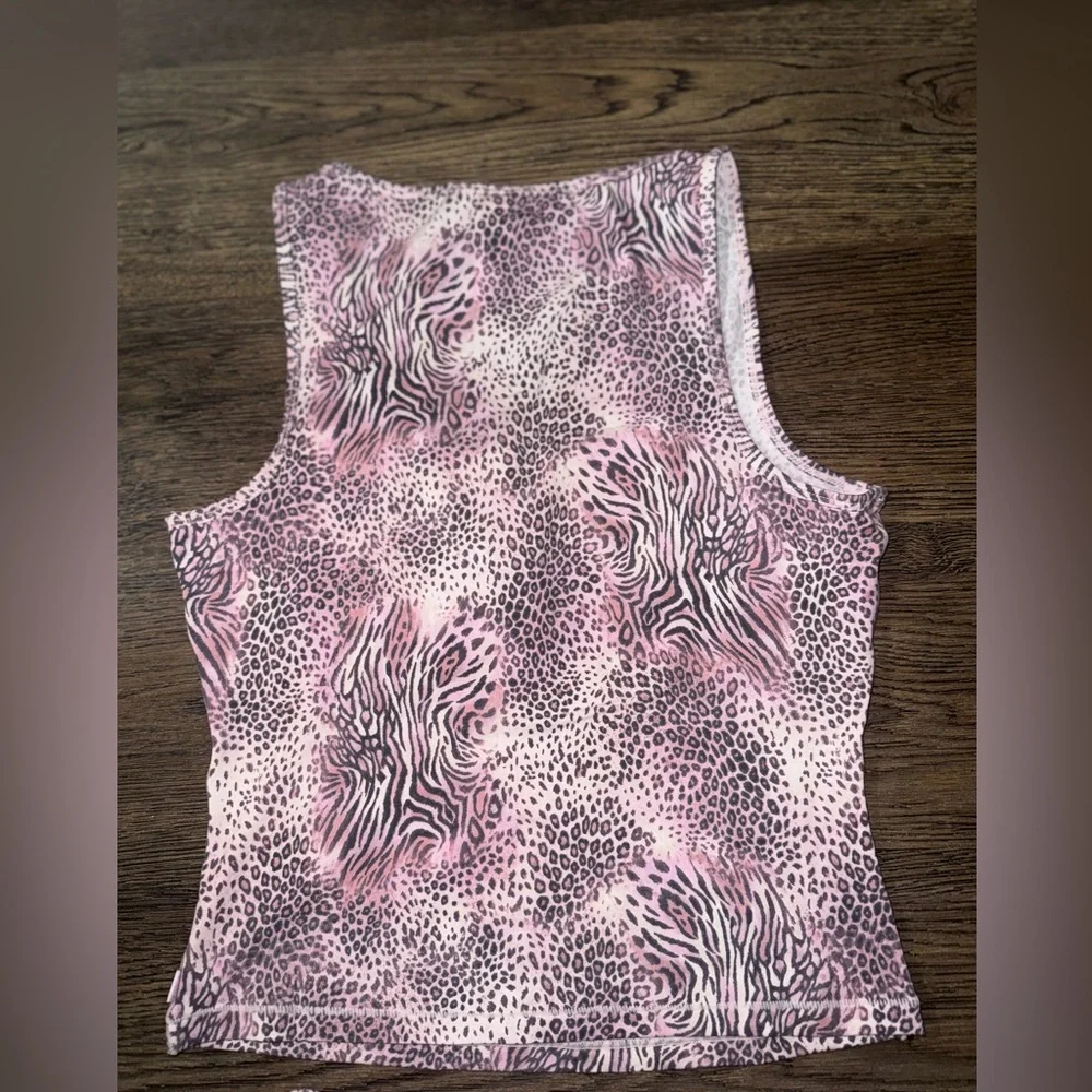 NWT SKIMS Sleepwear Set Tank/Pants Bloom in Mini Multi Animal - Picture 5 of 11